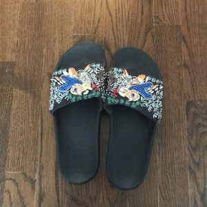 Steve Madden, slides, name brand
